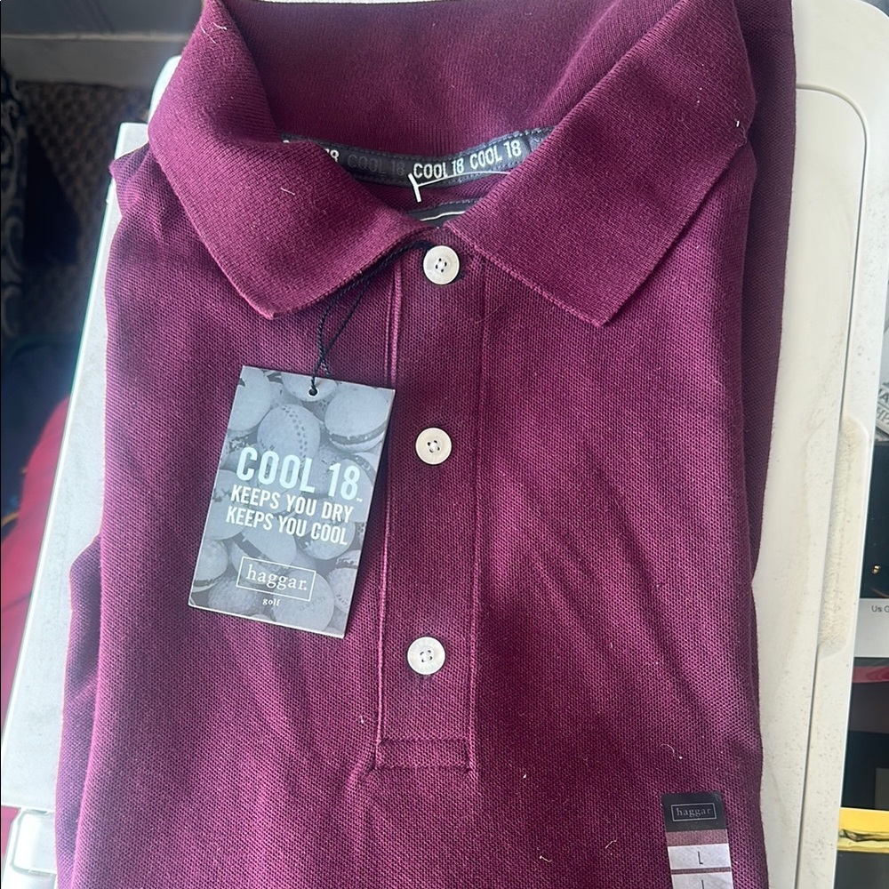 Haggar Men's Burgundy Sweater